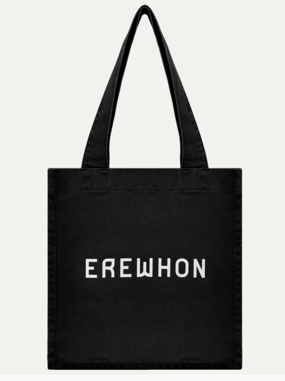 NEW EREWHON Shopper Tote Bag | Black